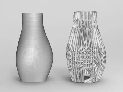 Vase Voronoi 10 3D print model