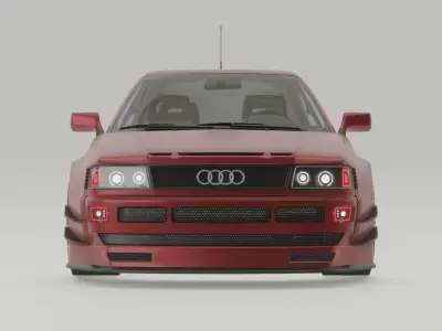 Audi A2 Widebody Kit 3D model