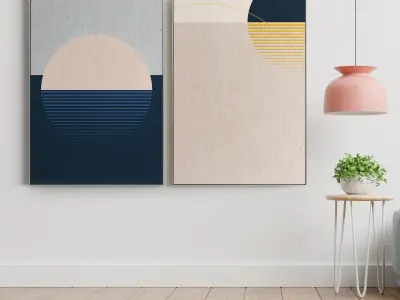 Photo Frame 245 Low-poly 3D model
