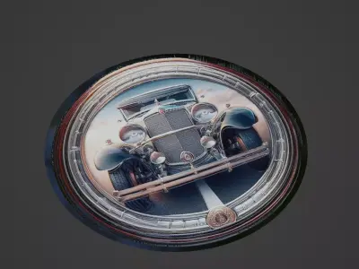 Car Pendant Medallion 3D print model