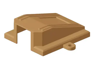 Plastic Automotive ECU Enclosure Toy 3D model