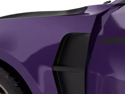 Dodge Charger SIXPACK Sema 2025 HQ 3d model 3D model