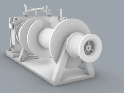 Front Anchor Winch PM 3D print model
