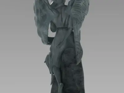 Garden statue 3D model