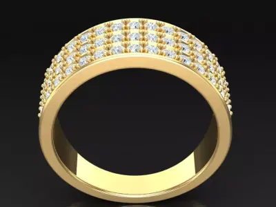 Luxury Men Rings Designs 5MR088 3D print model