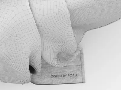 Country Road Towels and Meir Tapware 3D model