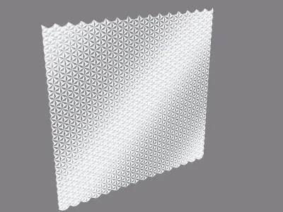 parametric sheets Low-poly 3D model