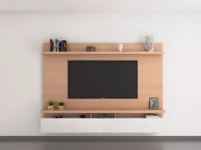 TV WALL 7 3D model