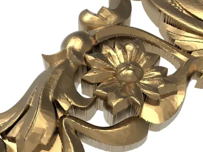  decorative pattern ready for 3D printing 3D model 10