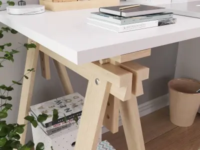 IKEA Office Workplace 3D model