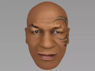 Mike Tyson 3D model