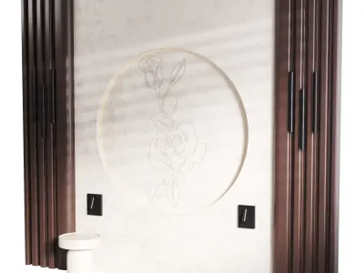Decorative Wall panel  66 3D model