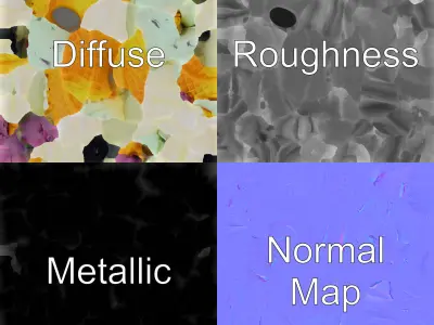 Pastel Ice Cream Cone Delight model pack Low-poly 3D model