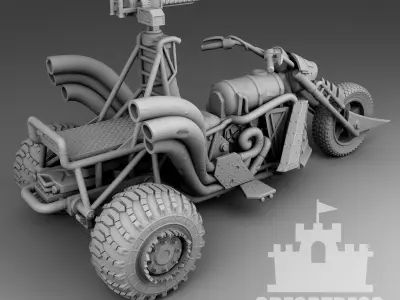 Tricke survivor 3D print model