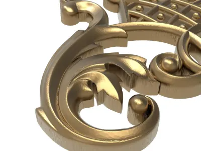  decorative pattern ready for 3D printing 3D model 80