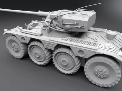 Panhard EBR Scale Model 3D print model