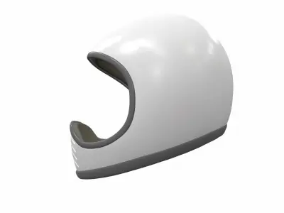 Motorcycle helmet f4 Free 3D model