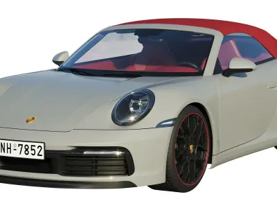 Porsche 911 carrera Cabriolet 2019 3D model