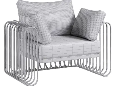 Magic Armchair by Elve Luxury 3D model