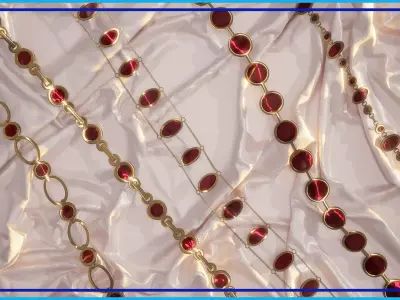 Gem Chain Material Texture