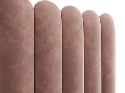 Wall soft panel 01 3D model