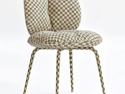 MULLIT luxury chair 3d model Low-poly 3D model