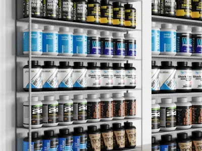 Sports Supplement Pack 3D model