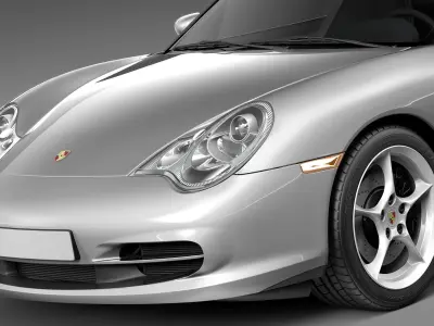 Porsche 911 996 carrera 2003 3D model