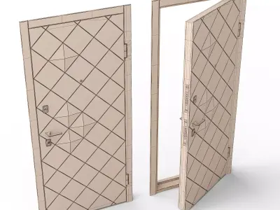 Monean Door 3D model