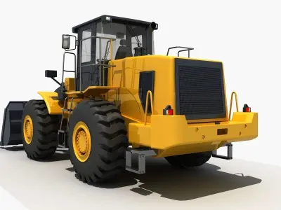 Wheel Loader 01 3D model