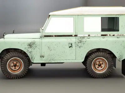 Land Rover Series II SWB 3D model