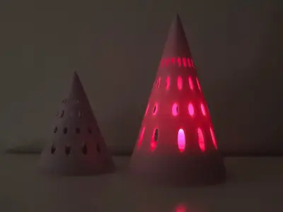 Arbol navidad luz  Free 3D print model