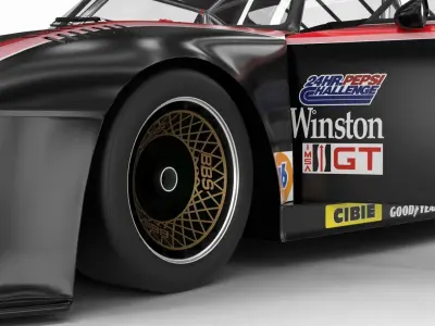 Porsche 935 77 1977 Daytona Racing 3d model HQ 3D model