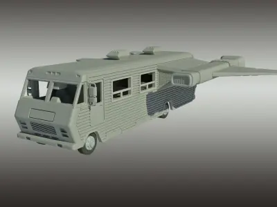 The Eagle 5 - Space Vehicle 3D print model