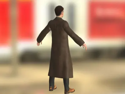 John Belford Low-poly 3D model