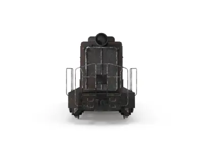 Abandoned Train 3D model