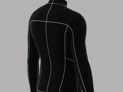 Activewear Long Sleeve Shirt 3D model