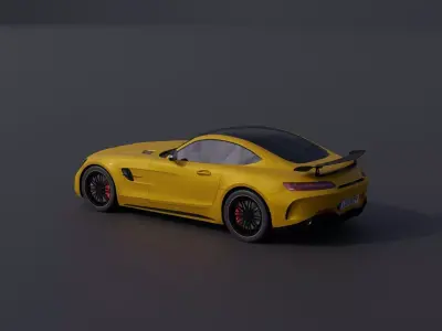 Generic Sports Car 1 Low-poly 3D model