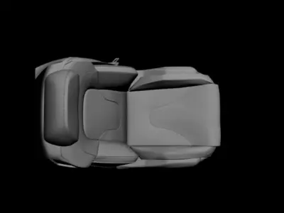 Car Seat Audi TT RS 3D model