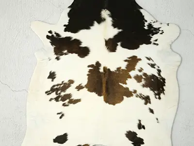 Rugs 6 cowhide rug 3D model