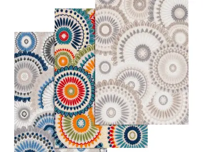 Rug Set 2308 3D model