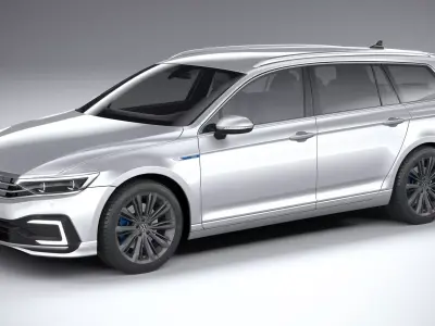 Volkswagen Passat Variant GTE 2020 3D model