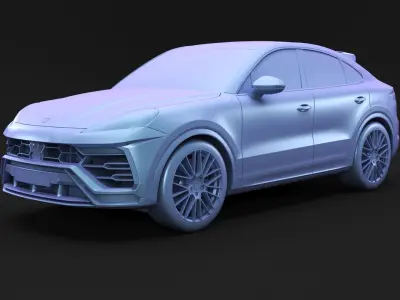 German sport SUV 3D model purchase