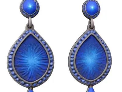 3D Earrings 3D print model