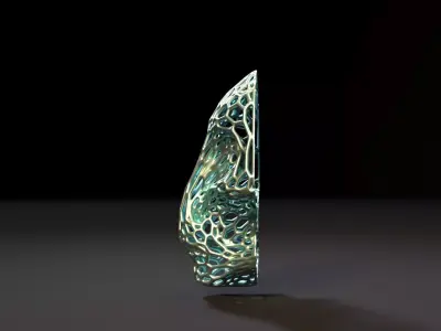 Scary mask Voronoi 3D print model