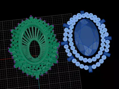 jewelry ring 338 Free 3D print model