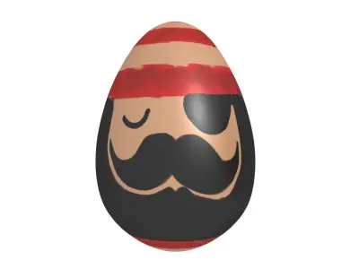 Easter Eggs kit  - volume 1 Low-poly 3D model