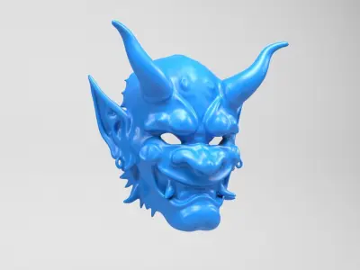 Demon Mask 3D print model