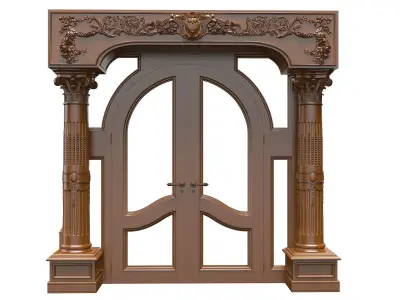 Classic Door Royal 4 3D model