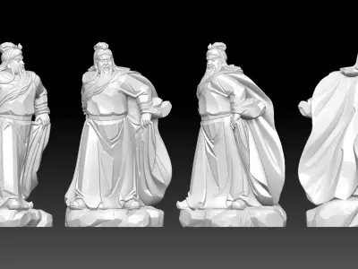 Guan Yu  3D print model